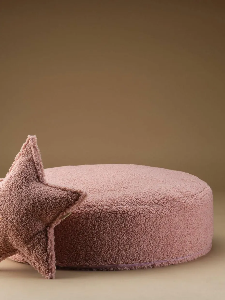 Kinder-Pouf Sugar aus Teddy, Ø 65 cm