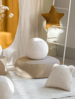 Kinder-Pouf Sugar aus Teddy, Ø 65 cm