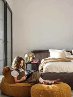 Kinder-Pouf Sugar aus Teddy, Ø 65 cm