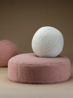Kinder-Pouf Sugar aus Teddy, Ø 65 cm