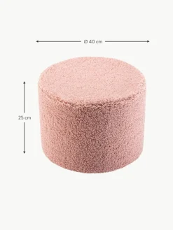 Kinder-Pouf Sugar aus Teddy, Ø 40 cm