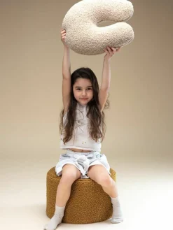 Kinder-Pouf Sugar aus Teddy, Ø 40 cm