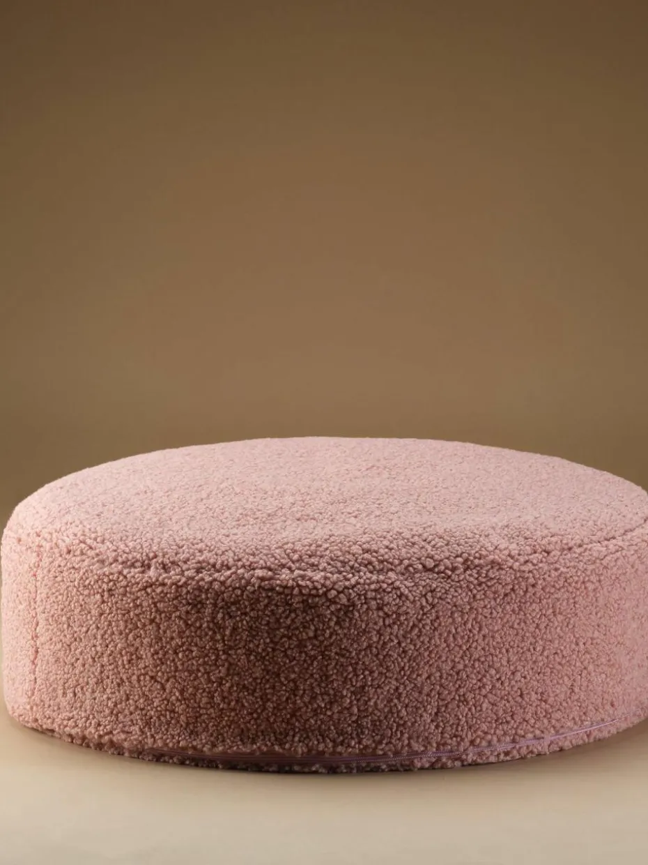 Kinder-Pouf Sugar aus Teddy, Ø 65 cm