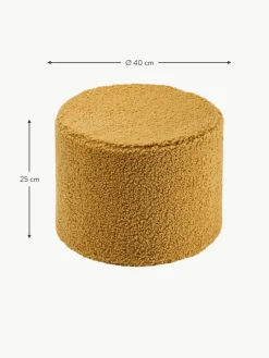 Kinder-Pouf Sugar aus Teddy, Ø 40 cm