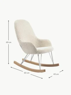 Kinder-Schaukelstuhl Joey aus Bouclé