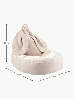 Kinder-Sitzsack Bunny aus Samt