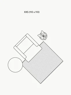 Kinderteppich Memmo mit buntem Alphabetdruck