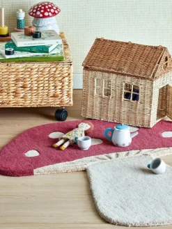 Kinderteppich Mushroom aus Wolle