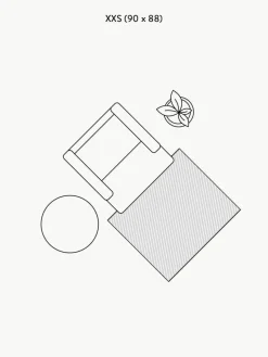 Kinderteppich Rainbow aus Wolle in Regenbogenform