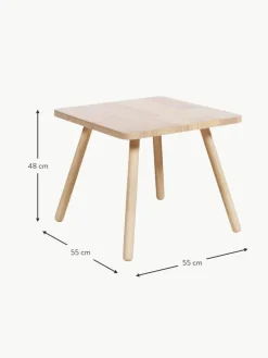 Kindertisch Dilcia aus Gummibaumholz