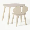 Kindertisch Mouse mit Kinderstuhl, 2er-Set
