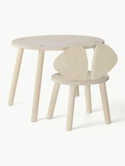 Kindertisch Mouse mit Kinderstuhl, 2er-Set