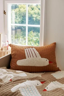 Kissen Bird aus Bio-Baumwolle