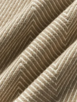 Kissenhülle Agatha mit Fischgrätmuster