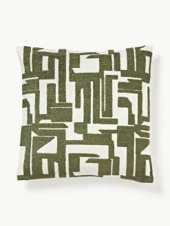 Kissenhülle Fran mit Chenille-Stickerei