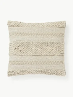 Kissenhülle Hamad mit Hoch-Tief-Struktur