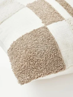 Kissenhülle Scout mit getuftetem Karo-Muster