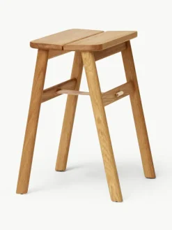 Klappbarer Hocker Angle aus Eichenholz