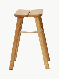 Klappbarer Hocker Angle aus Eichenholz