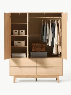 Kleiderschrank Cassy, 3-türig