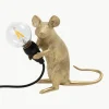 Kleine LED-Tischlampe Mouse mit USB-Anschluss