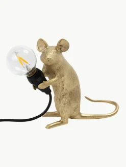 Kleine LED-Tischlampe Mouse mit USB-Anschluss