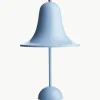 Kleine mobile LED-Tischlampe Pantop, Design Verner Panton