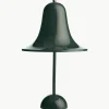 Kleine mobile LED-Tischlampe Pantop, Design Verner Panton
