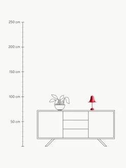 Kleine mobile LED-Tischlampe Pantop, Design Verner Panton