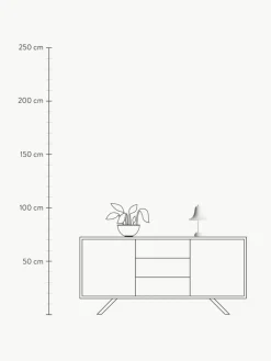 Kleine mobile LED-Tischlampe Pantop, Design Verner Panton