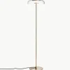 Kleine mundgeblasene LED-Stehlampe Blossi, dimmbar
