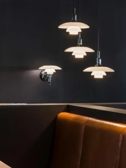 Kleine Pendelleuchte PH 3/2, mundgeblasen