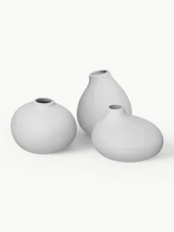 Kleine Porzellan-Vasen Nona, 3er-Set