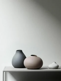Kleine Porzellan-Vasen Nona, 3er-Set