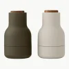 Kleine Salz- & Pfeffermühle Bottle Grinder mit Walnussholzdeckel, 2er-Set