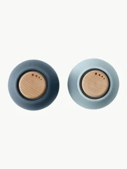 Kleine Salz- & Pfeffermühle Bottle Grinder mit Buchenholzdeckel, 2er-Set