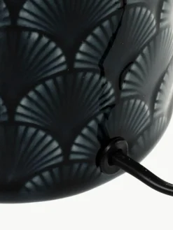 Kleine Tischlampe Glowing Midnight aus Keramik