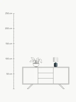 Kleine Tischlampe Glowing Midnight aus Keramik