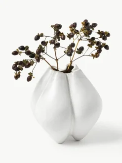 Kleine Vase Frida aus Steingut, H 19 cm