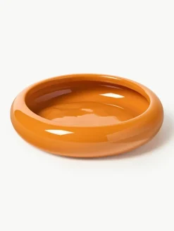 Kleiner Übertopf Rudi aus Steinzeug, H 16 cm