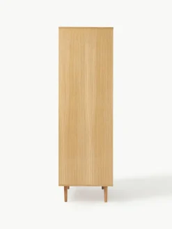 Kleiner Kleiderschrank Aries mit Wiener Geflecht, 2-türig