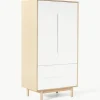 Kleiner Kleiderschrank Cassy, 2-türig