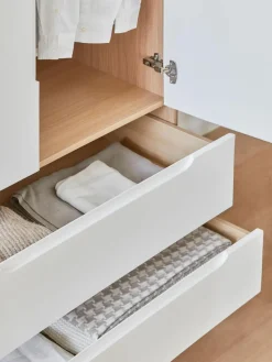 Kleiner Kleiderschrank Cassy, 2-türig