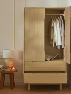 Kleiner Kleiderschrank Cassy, 2-türig