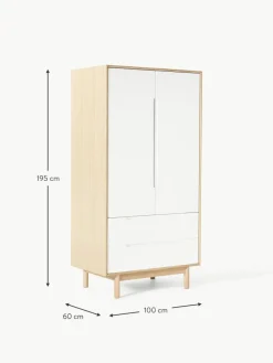 Kleiner Kleiderschrank Cassy, 2-türig