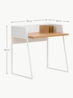 Kleiner Schreibtisch Camille mit Ablage