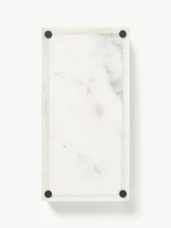 Kleines Deko-Tablett Venice aus Marmor