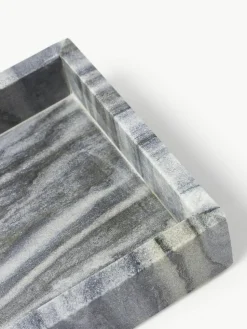 Kleines Deko-Tablett Venice aus Marmor