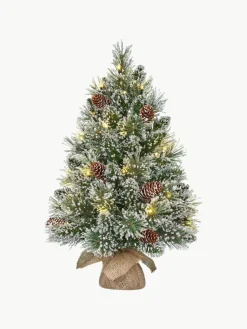 Künstlicher beschneiter LED-Weihnachtsbaum Vandans, in verschiedenen Größen