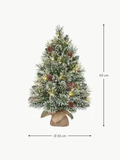 Künstlicher beschneiter LED-Weihnachtsbaum Vandans, in verschiedenen Größen